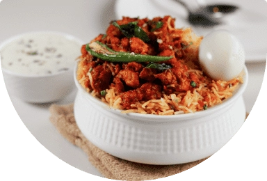 Chicken Kabab Biryani